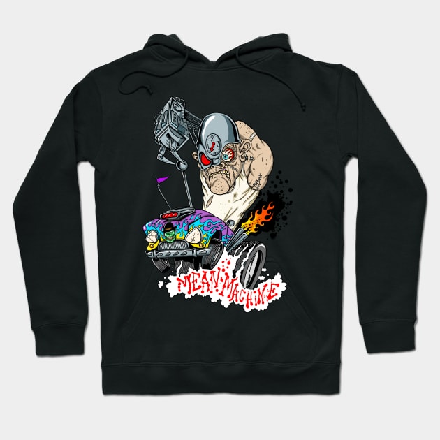 Mean Machine Angel Hoodie by Brownlazer